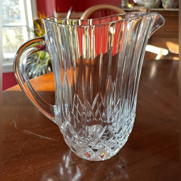 Exquisite VTG Royal Crystal Rock Opera Cut Clear Glass Crystal 32oz Pitcher - Picture 8 of 9